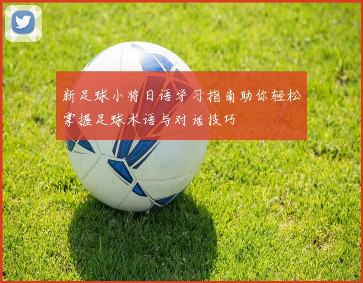 新足球小将日语学习指南助你轻松掌握足球术语与对话技巧